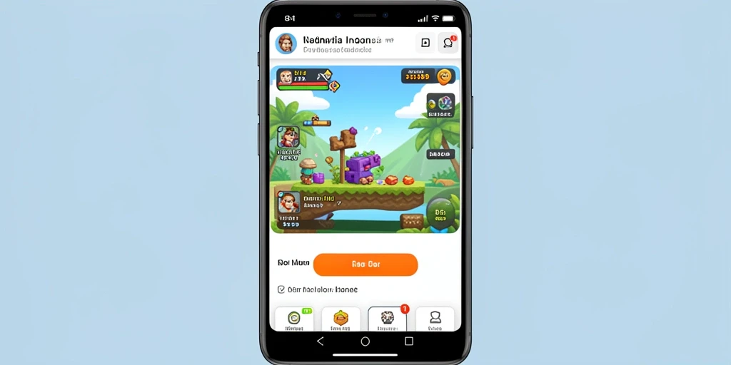 ganas33 - Antarmuka game yang menarik dengan petunjuk permainan.